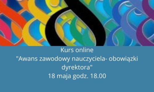 Kurs online “Awans zawodowy nauczyciela – obowiązki dyrektora”